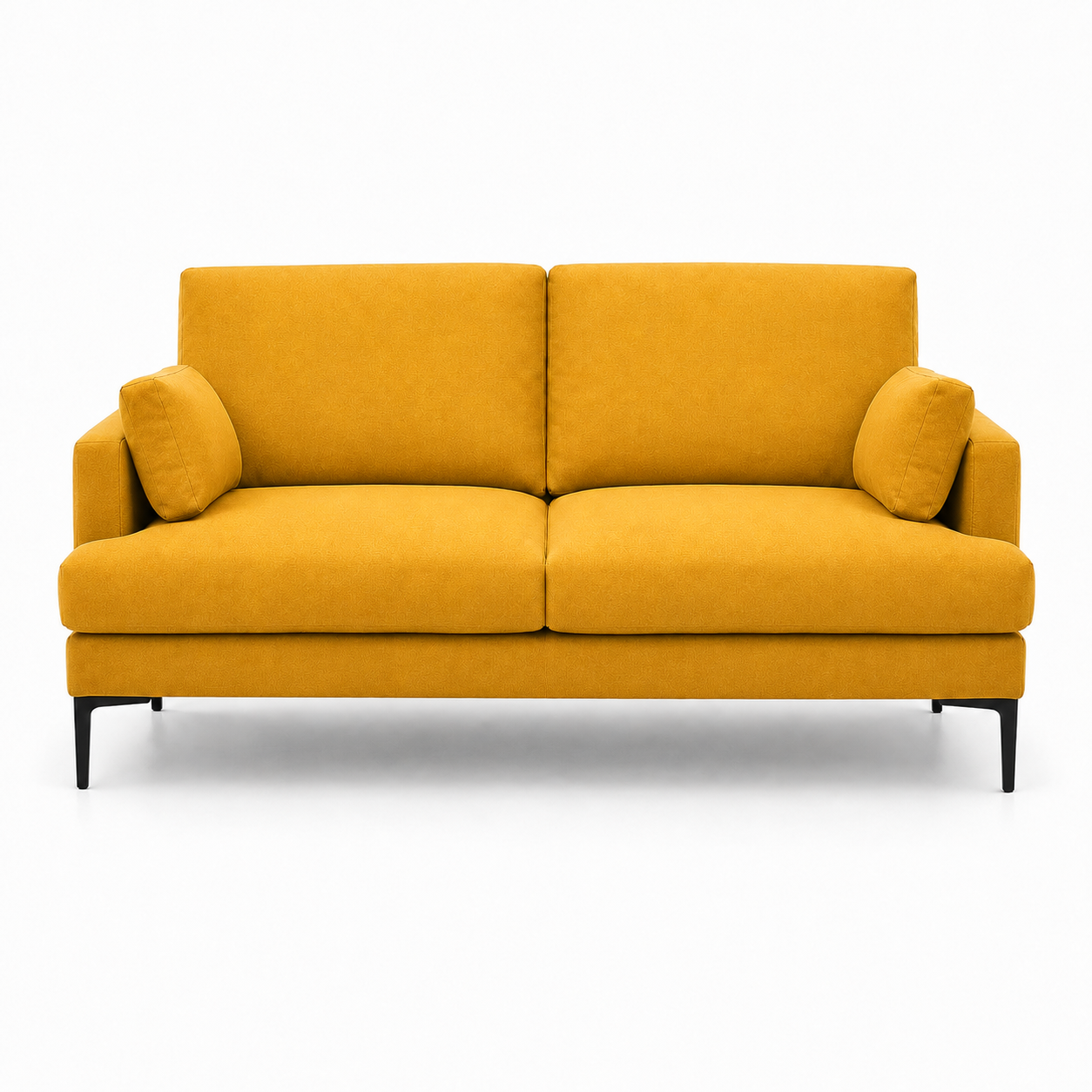 Maven 3+2+1 Sofa Set, 2 seater, yellow, studio view
