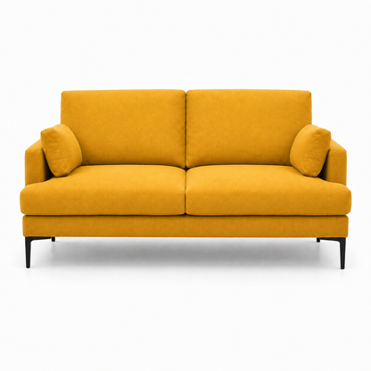 Maven 3+2+1 Sofa Set, 2 seater, yellow, studio view