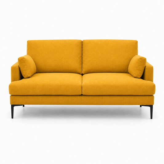Maven 3+2+1 Sofa Set, 2 seater, yellow, studio view