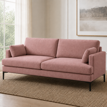 Maven 3+2+1 Sofa Set, 3 seater, pink, room view