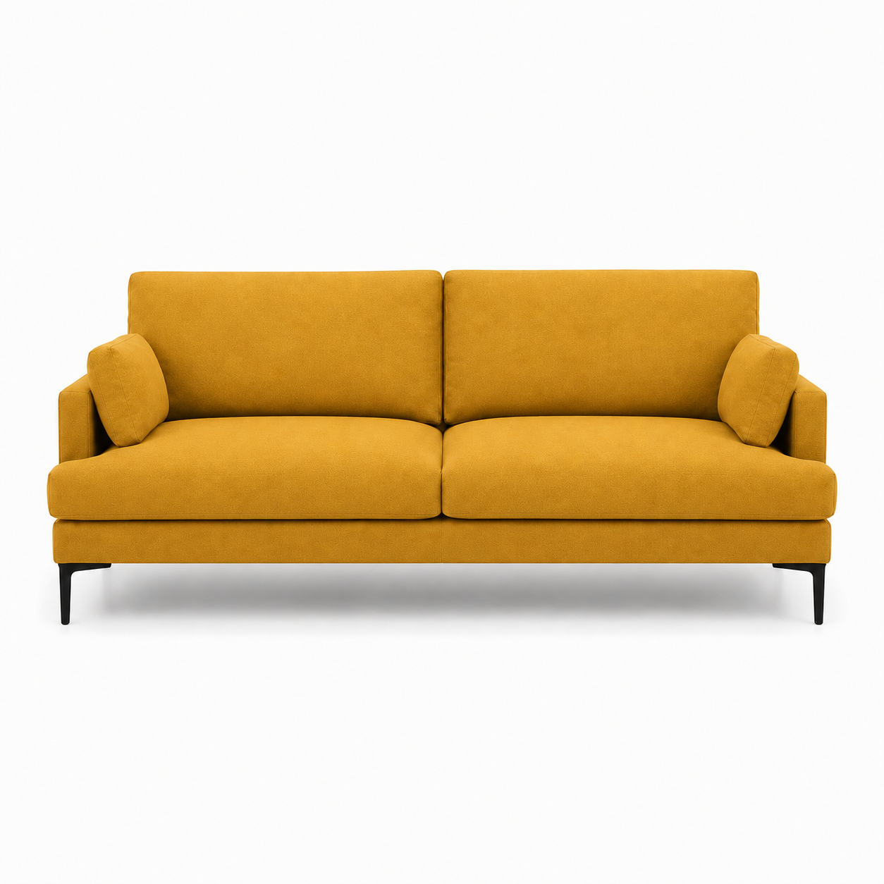 Maven 3+2+1 Sofa Set, 3 seater, yellow, studio view