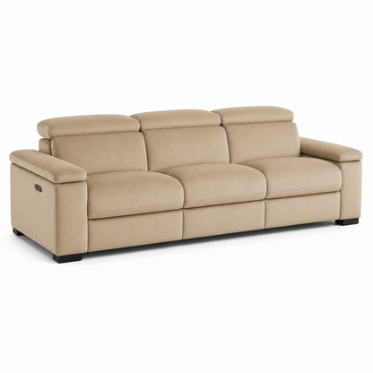 Meadow Recliner 3 seater beige 02 white