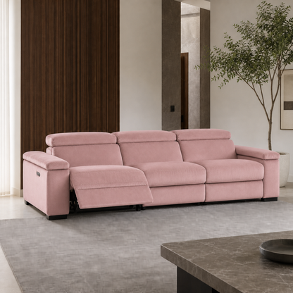 Meadow Recliner 3 seater pink 01 main