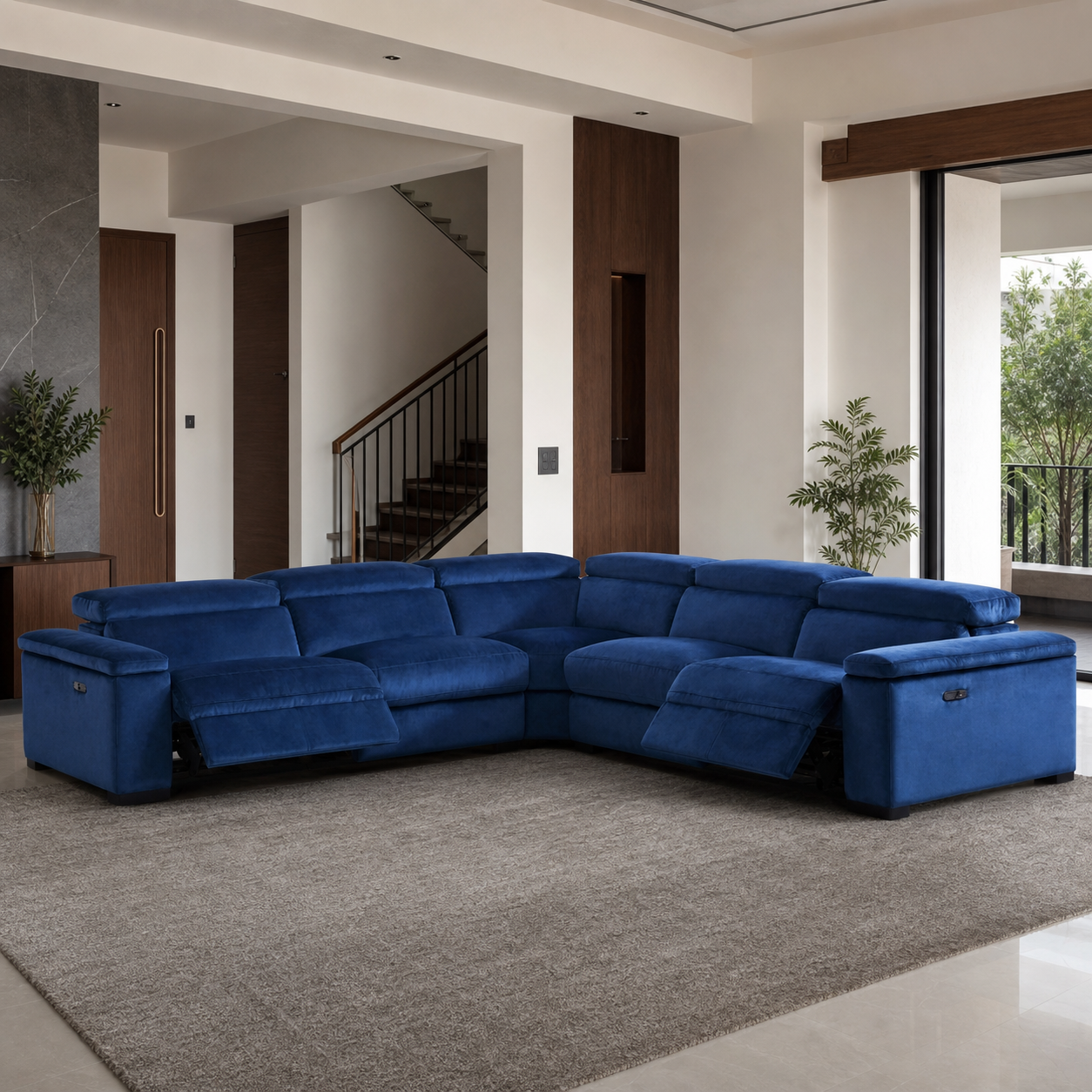 Meadow Recliner complete configuration in an editorial living room