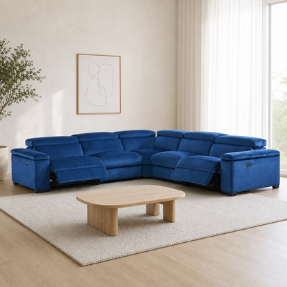 Meadow Recliner complete configuration in an editorial living room