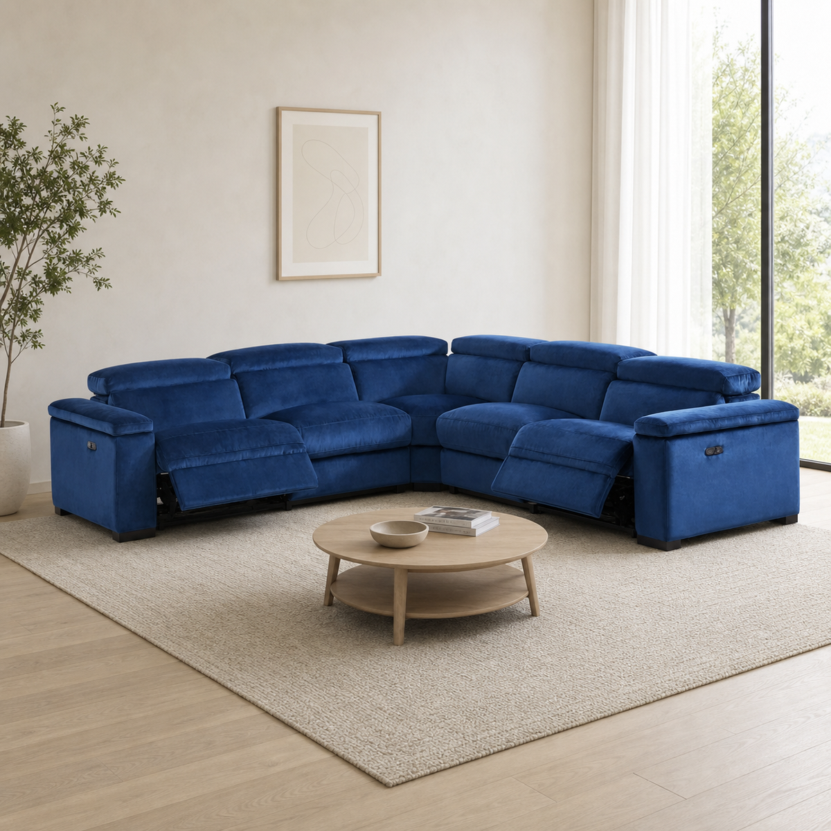 Meadow Recliner complete configuration from an alternate angle