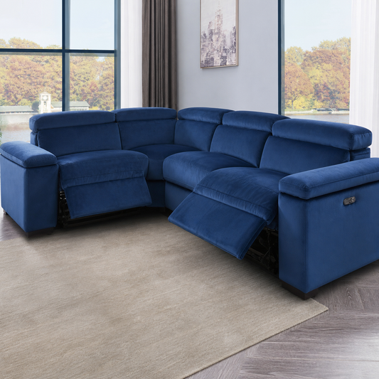 Meadow Recliner upholstery and reclining detail
