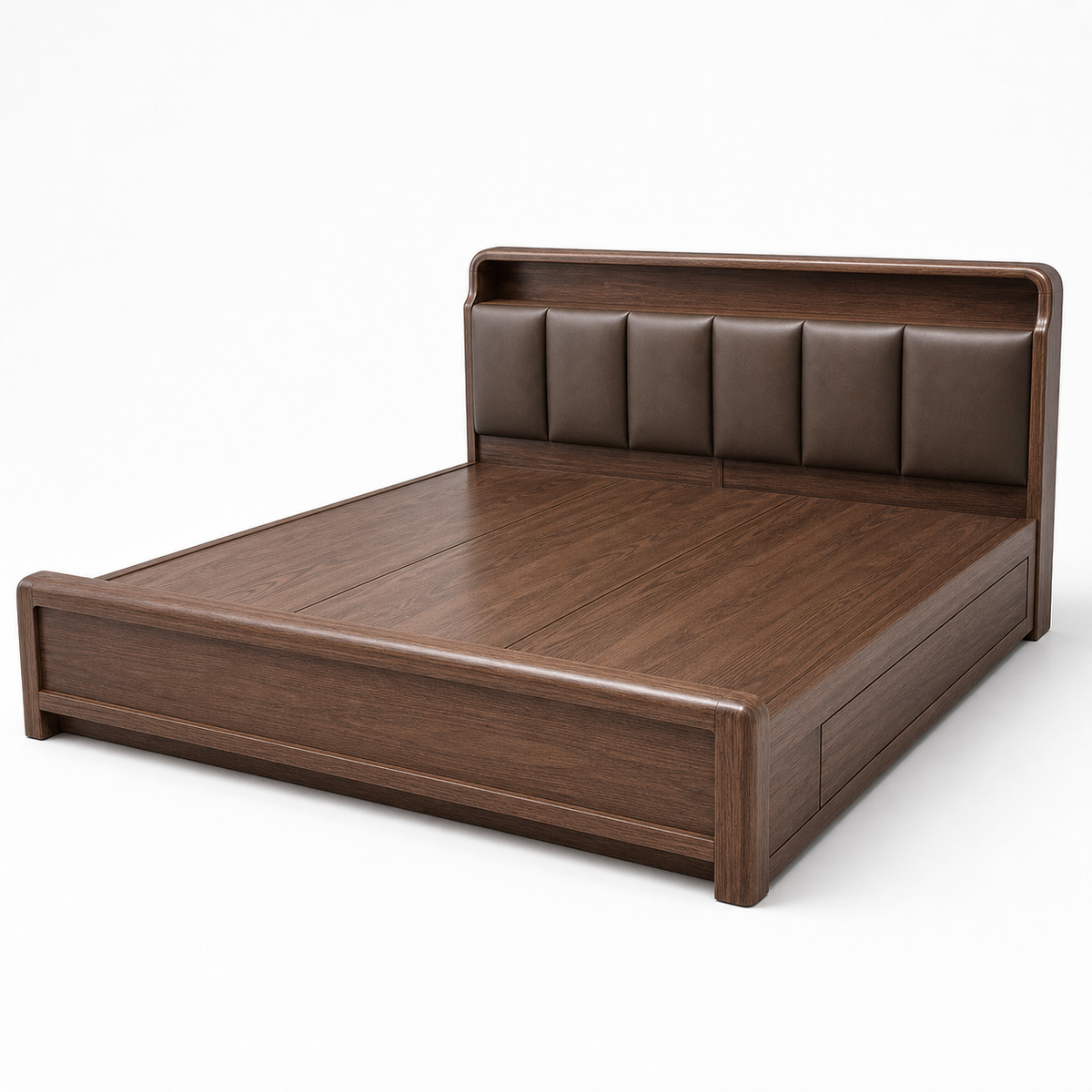 Mira - Bed, complete long-side studio bed view