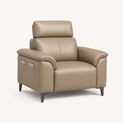 Mirth 3+2+1 Sofa Set, 1 seater, beige, studio view