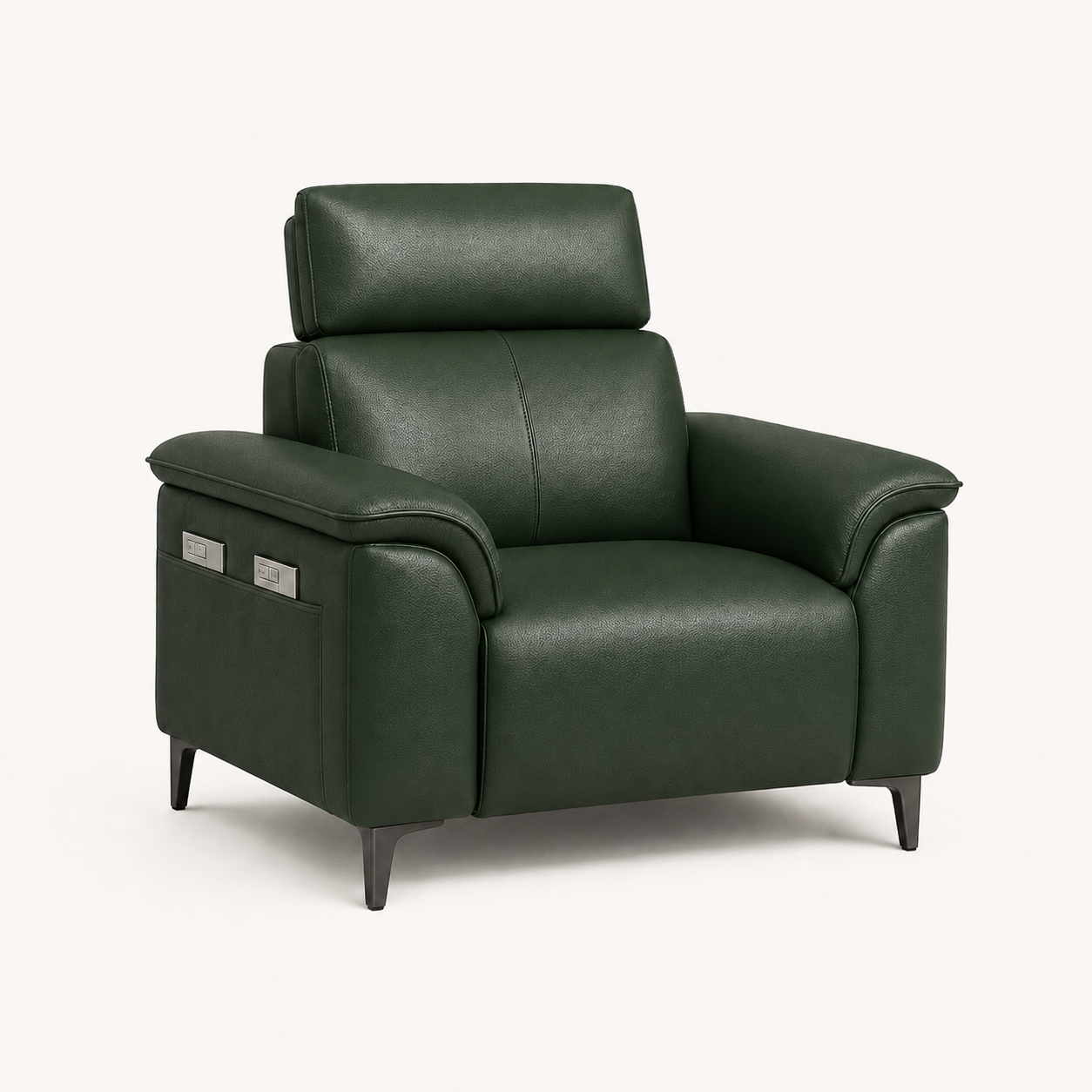 Mirth 3+2+1 Sofa Set, 1 seater, green, studio view