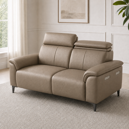 Mirth 3+2+1 Sofa Set, 2 seater, beige, room view