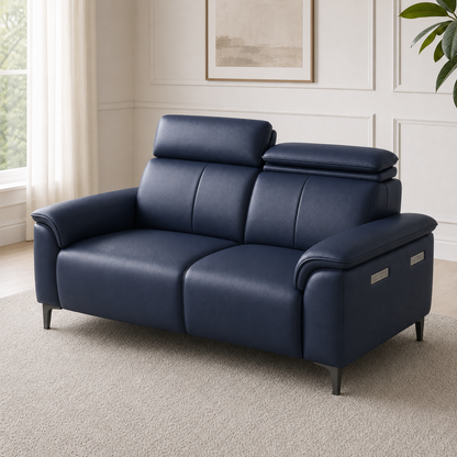 Mirth 3+2+1 Sofa Set, 2 seater, blue, room view