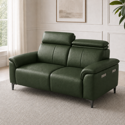Mirth 3+2+1 Sofa Set, 2 seater, green, room view