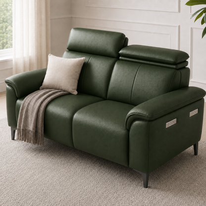 Mirth 3+2+1 Sofa Set, 2 seater, green, detail view