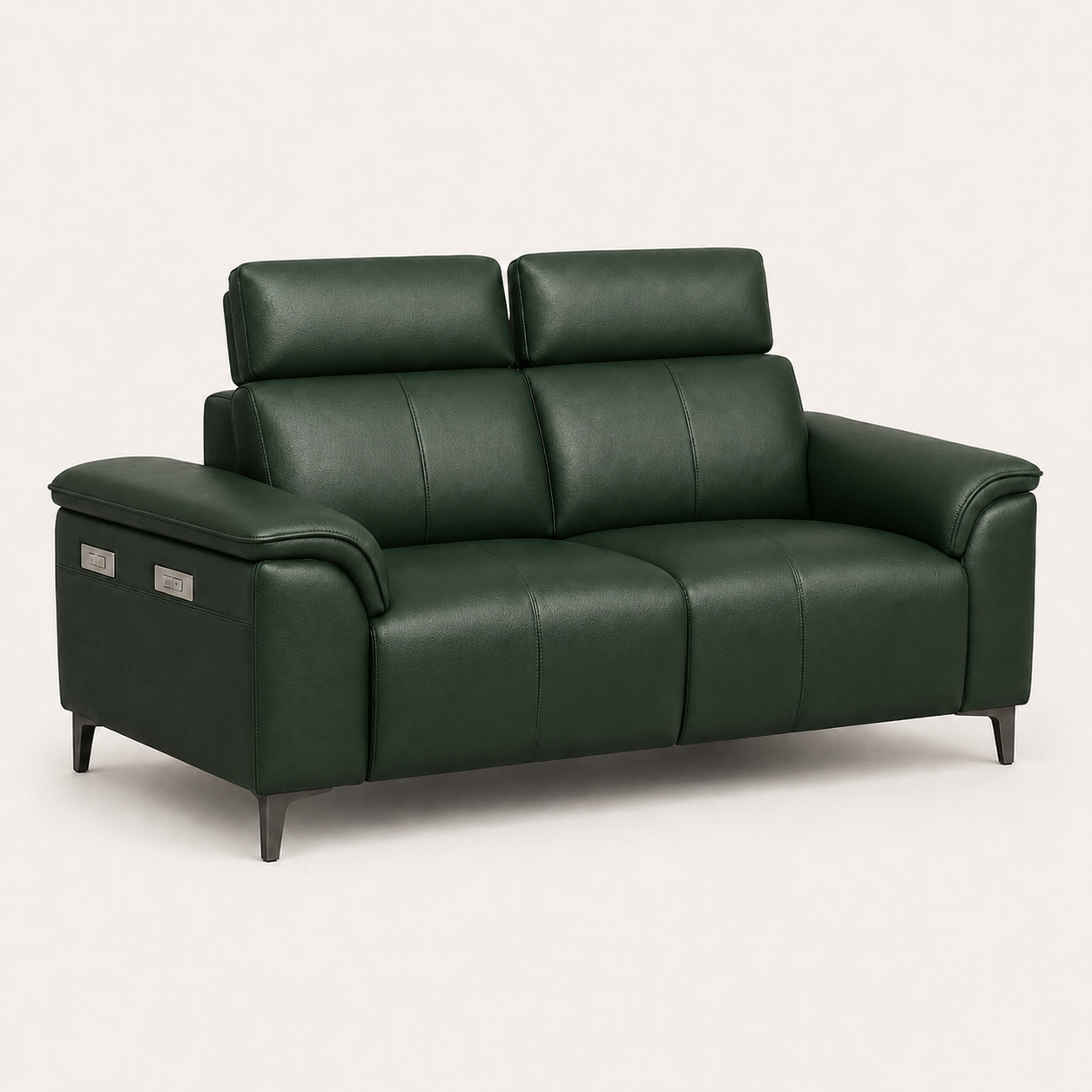 Mirth 3+2+1 Sofa Set, 2 seater, green, studio view