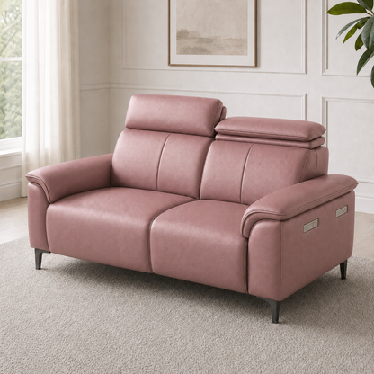 Mirth 3+2+1 Sofa Set, 2 seater, pink, room view