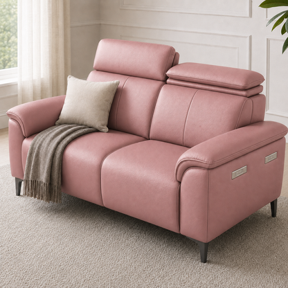 Mirth 3+2+1 Sofa Set, 2 seater, pink, detail view