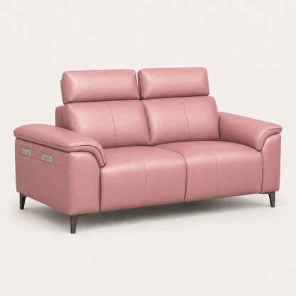 Mirth 3+2+1 Sofa Set, 2 seater, pink, studio view