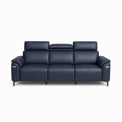 Mirth 3+2+1 Sofa Set, 3 seater, blue, studio view
