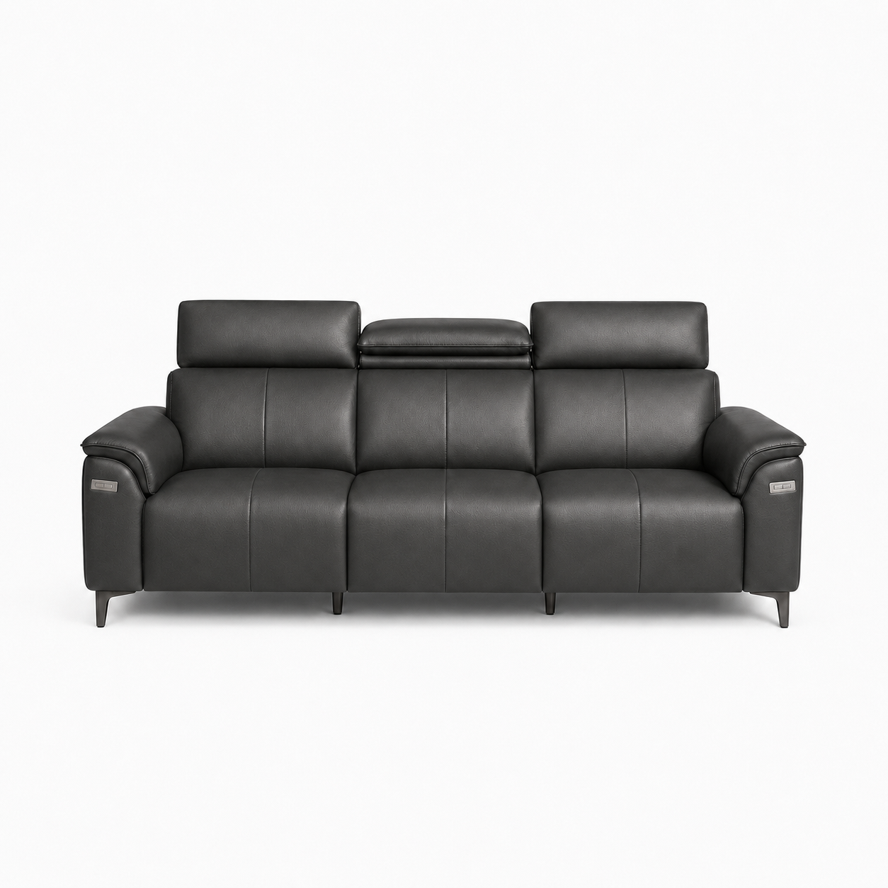Mirth 3+2+1 Sofa Set, 3 seater, grey, studio view