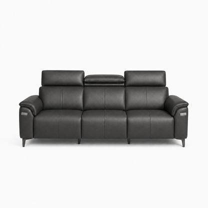 Mirth 3+2+1 Sofa Set, 3 seater, grey, studio view