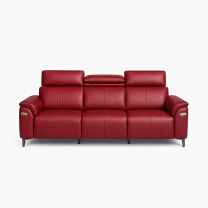 Mirth 3+2+1 Sofa Set, 3 seater, red, studio view