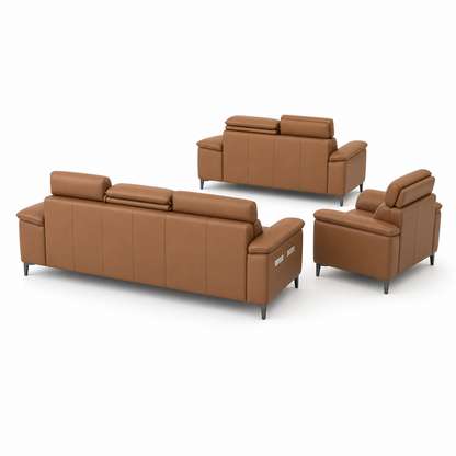 Mirth - 3+2+1 Sofa Set, complete 3+2+1 sofa set side studio view