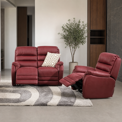 Monarch Recliner complete configuration in an editorial living room