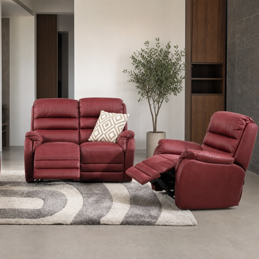 Monarch Recliner complete configuration in an editorial living room