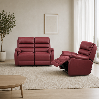 Monarch Recliner complete configuration in an editorial living room