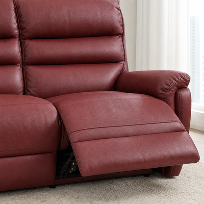 Monarch Recliner upholstery and reclining detail