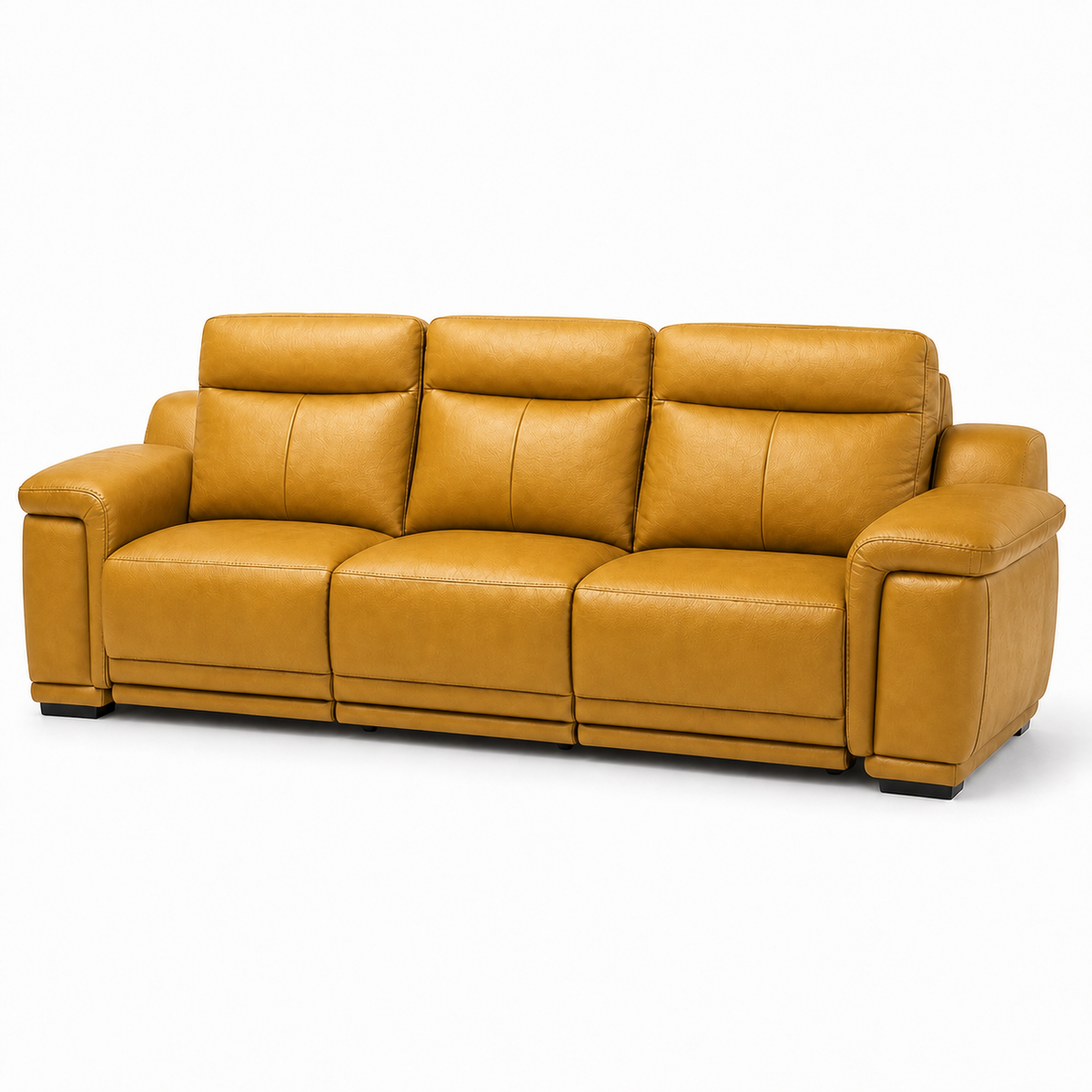 Monsoon Recliner 3 seater yellow 02 white