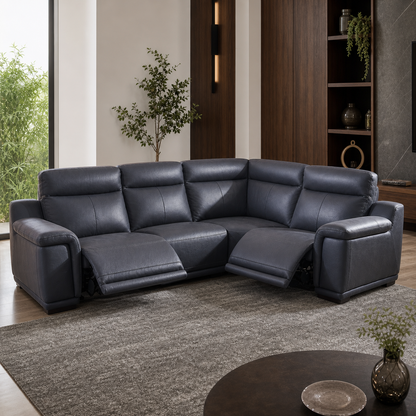 Monsoon Recliner upholstery and reclining detail