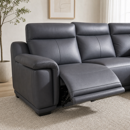 Monsoon Recliner upholstery and reclining detail