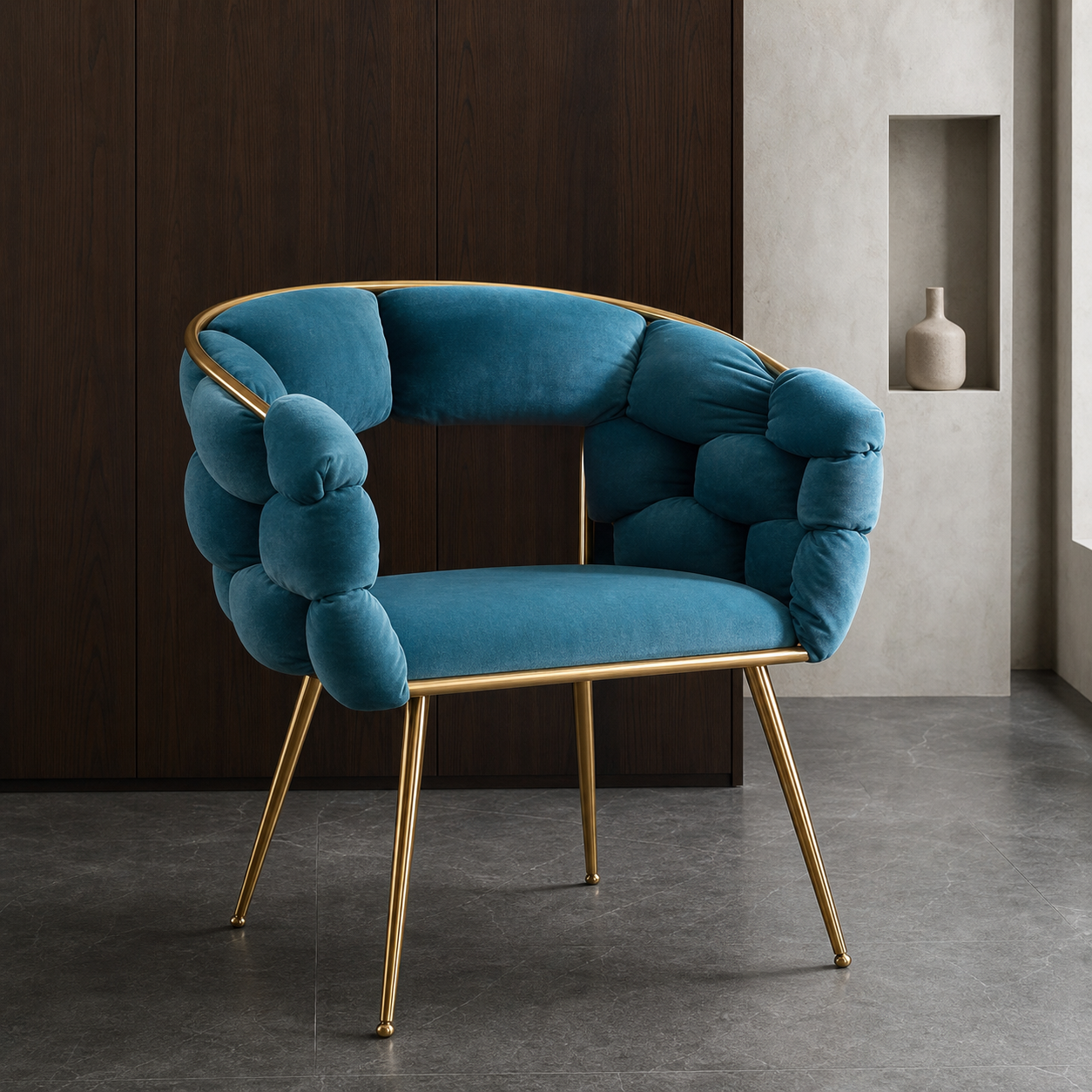 Mylo - Chair in an editorial modern living room