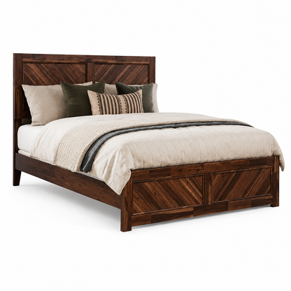 Nara - Bed, complete long-side studio bed view