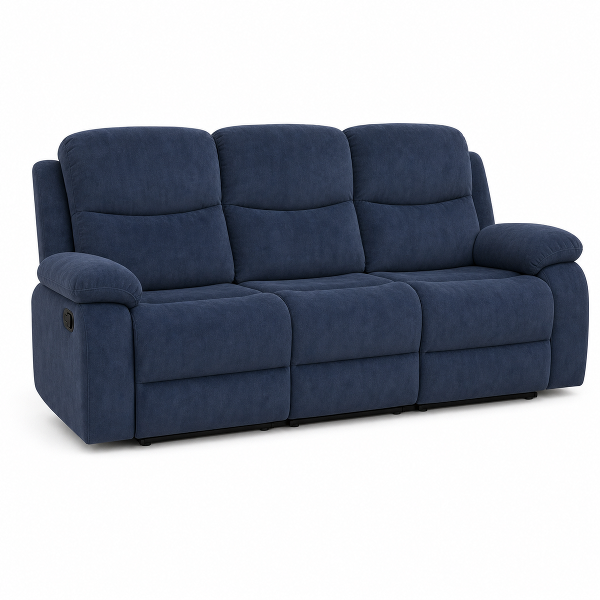 Nebula Recliner 3 seater blue 02 white