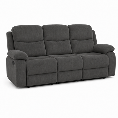 Nebula Recliner 3 seater grey 02 white