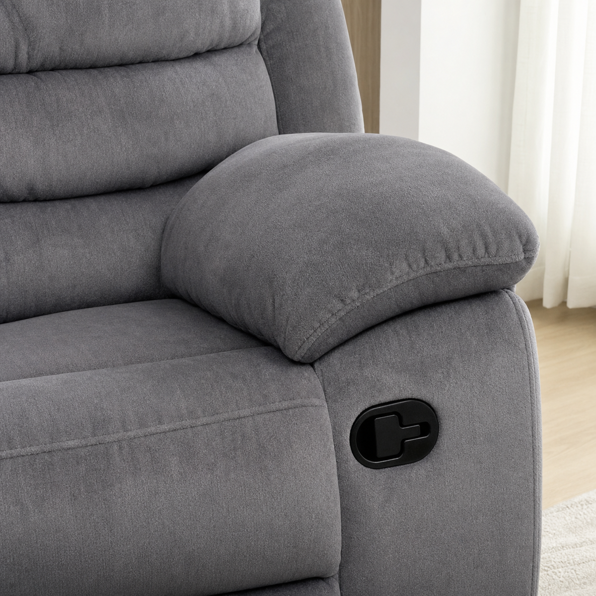 Nebula Recliner upholstery and reclining detail