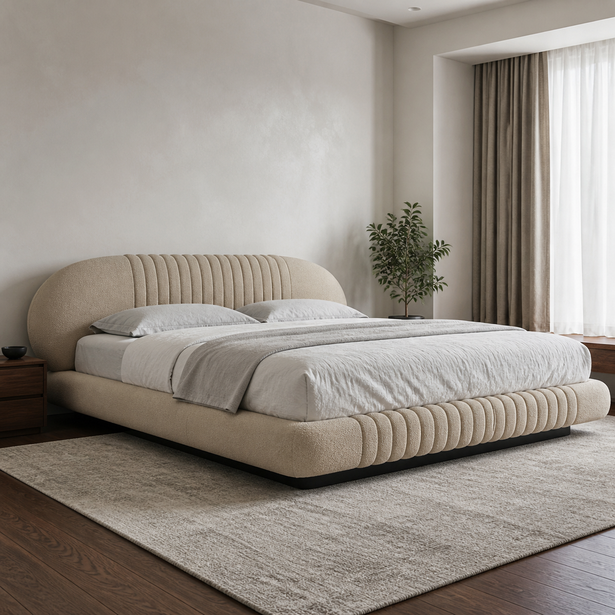 Nell - Bed Beige lifestyle view