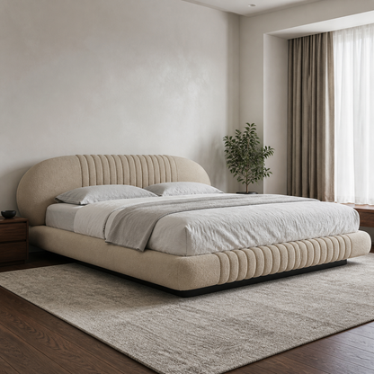 Nell - Bed Beige lifestyle view