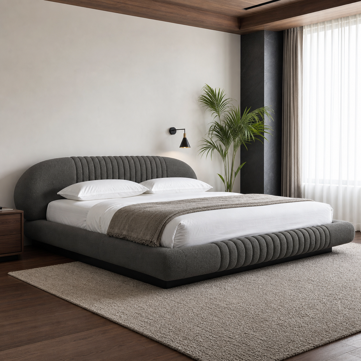 Nell - Bed Grey lifestyle view