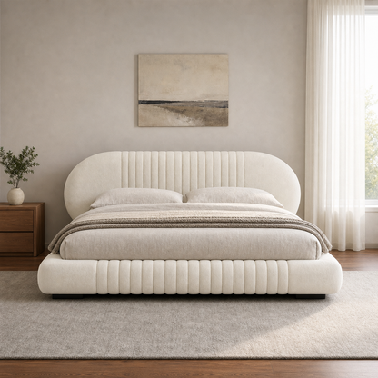 Nell - Bed, complete straight-on bed view