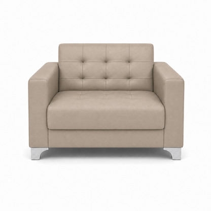 Nest 3+2+1 Sofa Set, 1 seater, beige, studio view