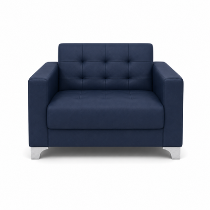 Nest 3+2+1 Sofa Set, 1 seater, blue, studio view