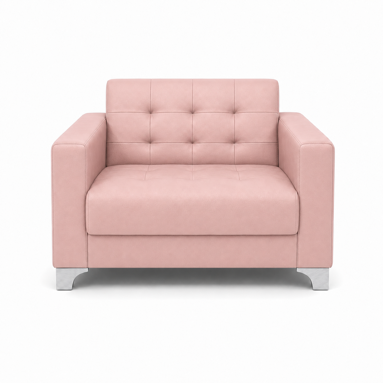 Nest 3+2+1 Sofa Set, 1 seater, pink, studio view