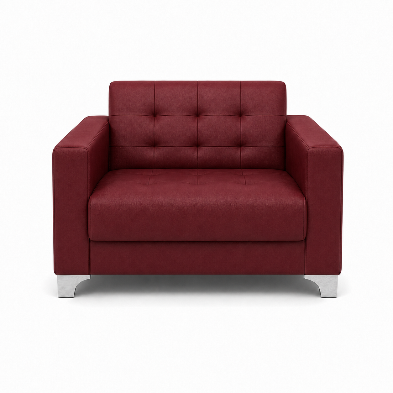 Nest 3+2+1 Sofa Set, 1 seater, red, studio view
