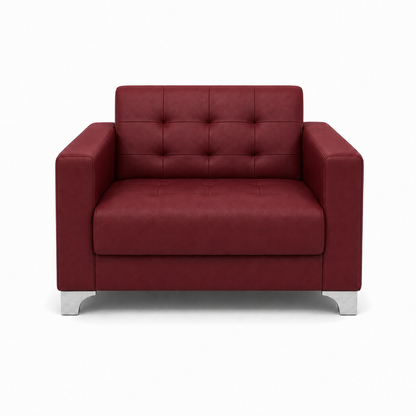 Nest 3+2+1 Sofa Set, 1 seater, red, studio view