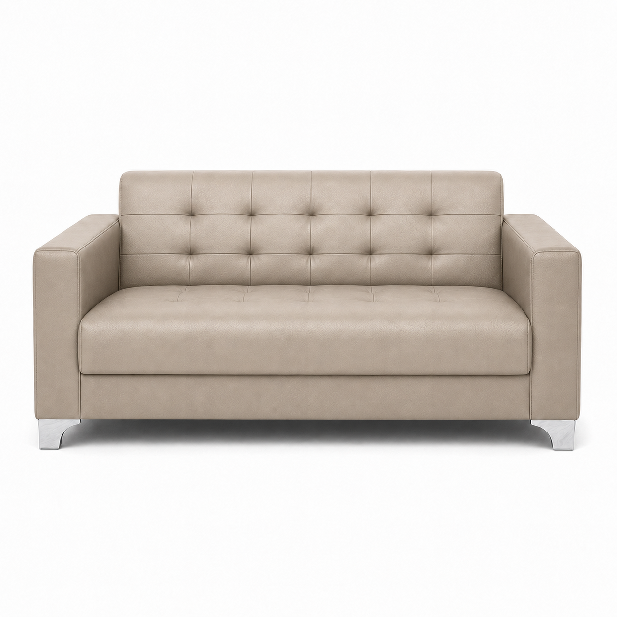 Nest 3+2+1 Sofa Set, 2 seater, beige, studio view
