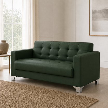 Nest 3+2+1 Sofa Set, 2 seater, green, detail view